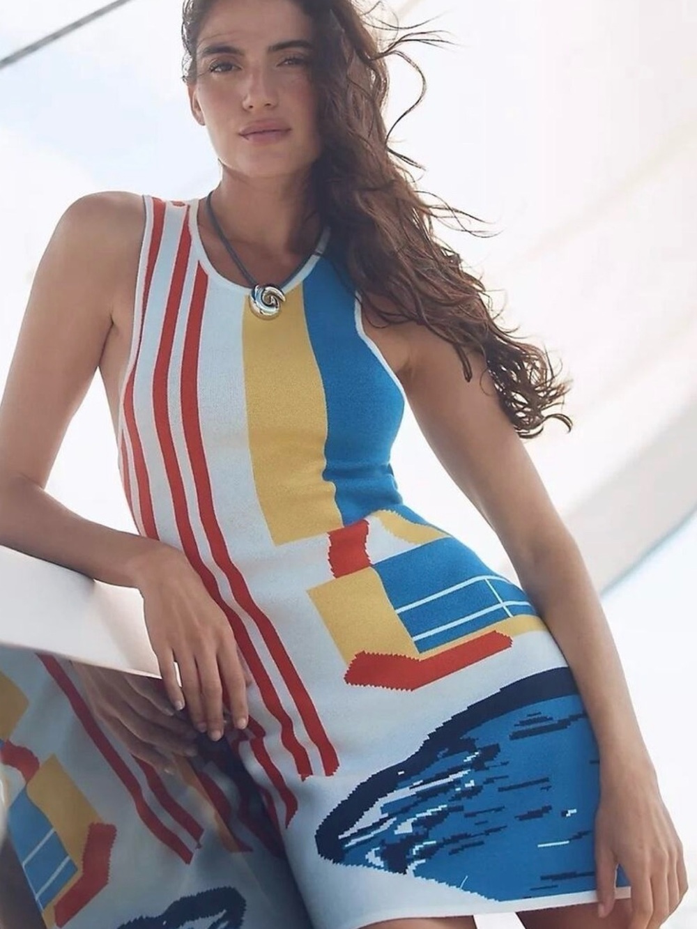 Celandine Poolside Knit Mini Dress